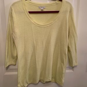 Three quarter sleeve sweater